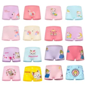 10PC Baby Girls Panties Cotton Soft Cartoon Child Underwear for Girls Kids Boxer Panties Breathable Teen Children's Briefs