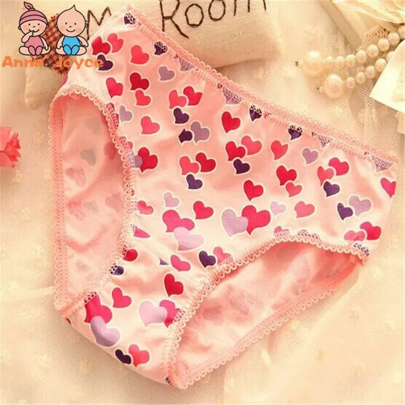 4pcs Girl Panties Kids Underwear Baby Pants Shorts Briefs Cotton Underpants 2-12Years