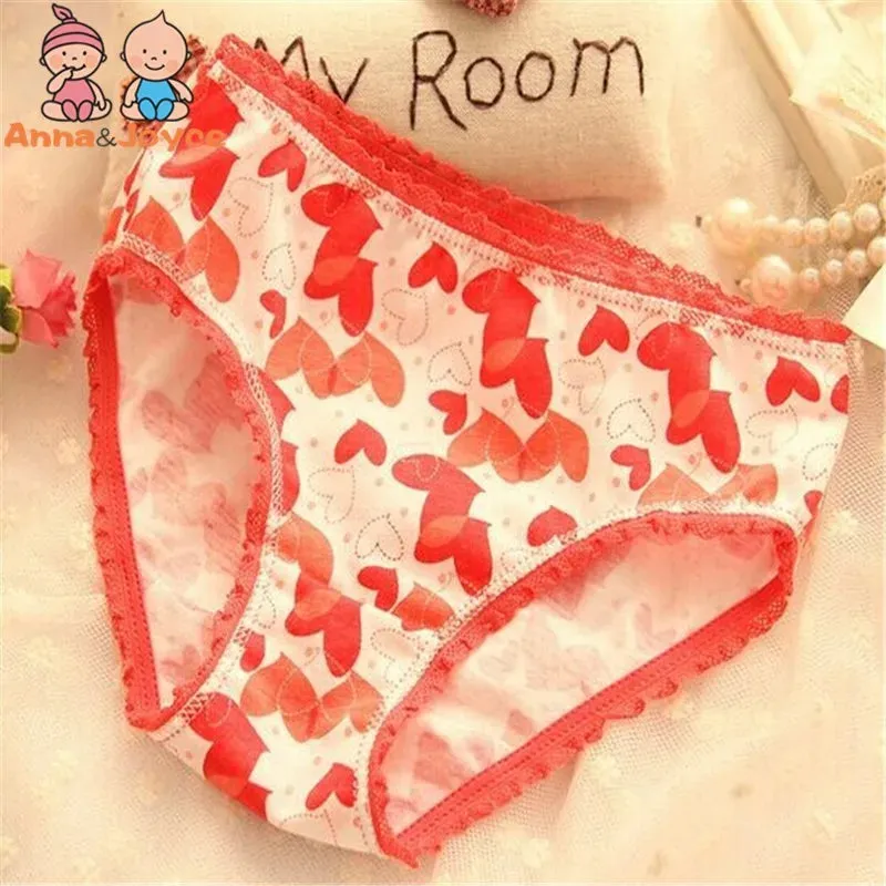 4pcs Girl Panties Kids Underwear Baby Pants Shorts Briefs Cotton Underpants 2-12Years