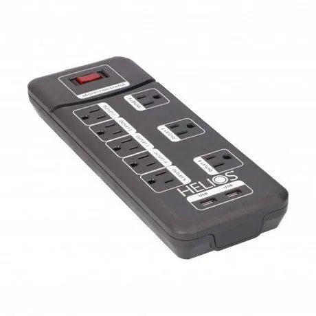 8 Outlet Surge Protector with 2 USB Charging Ports