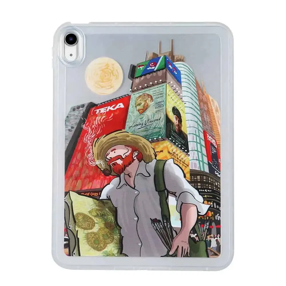 Art Case for IPad Mini Transparent Silicone Case