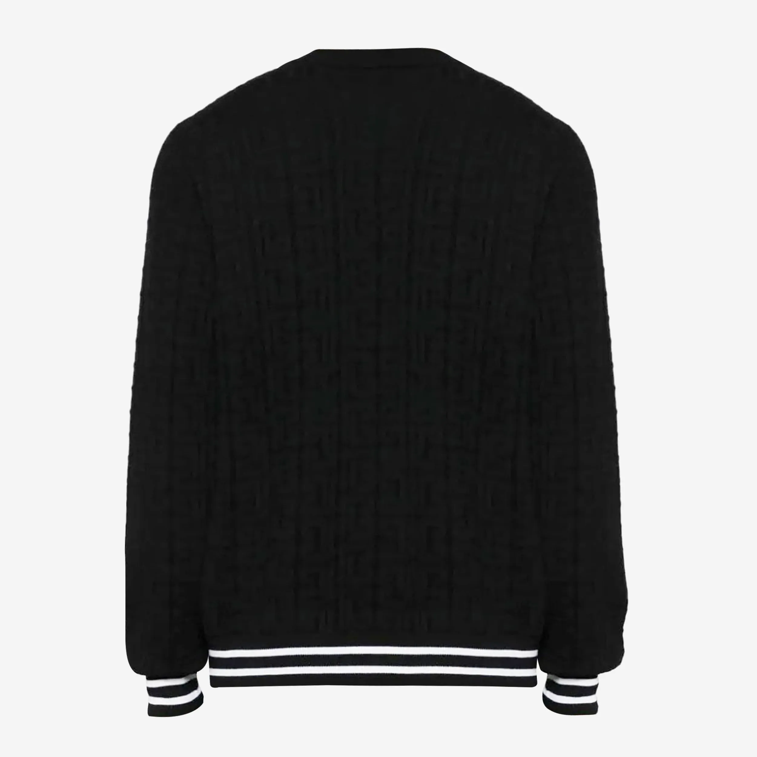 Balmain Patterned Jacquard Crewneck Jumper