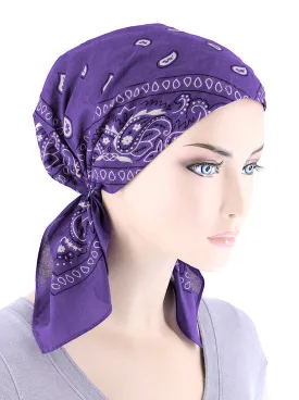 Bandana Scarf Purple