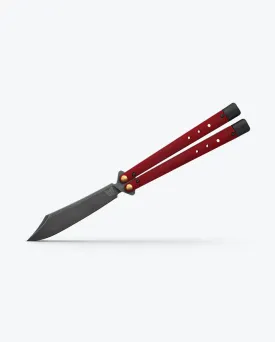 Benchmade Necron 99BK-1 4.59" Black CPM-S30V Ruby Red G10 Handle