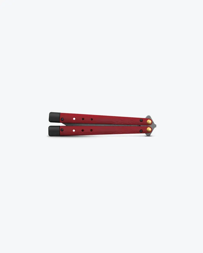 Benchmade Necron 99BK-1 4.59" Black CPM-S30V Ruby Red G10 Handle