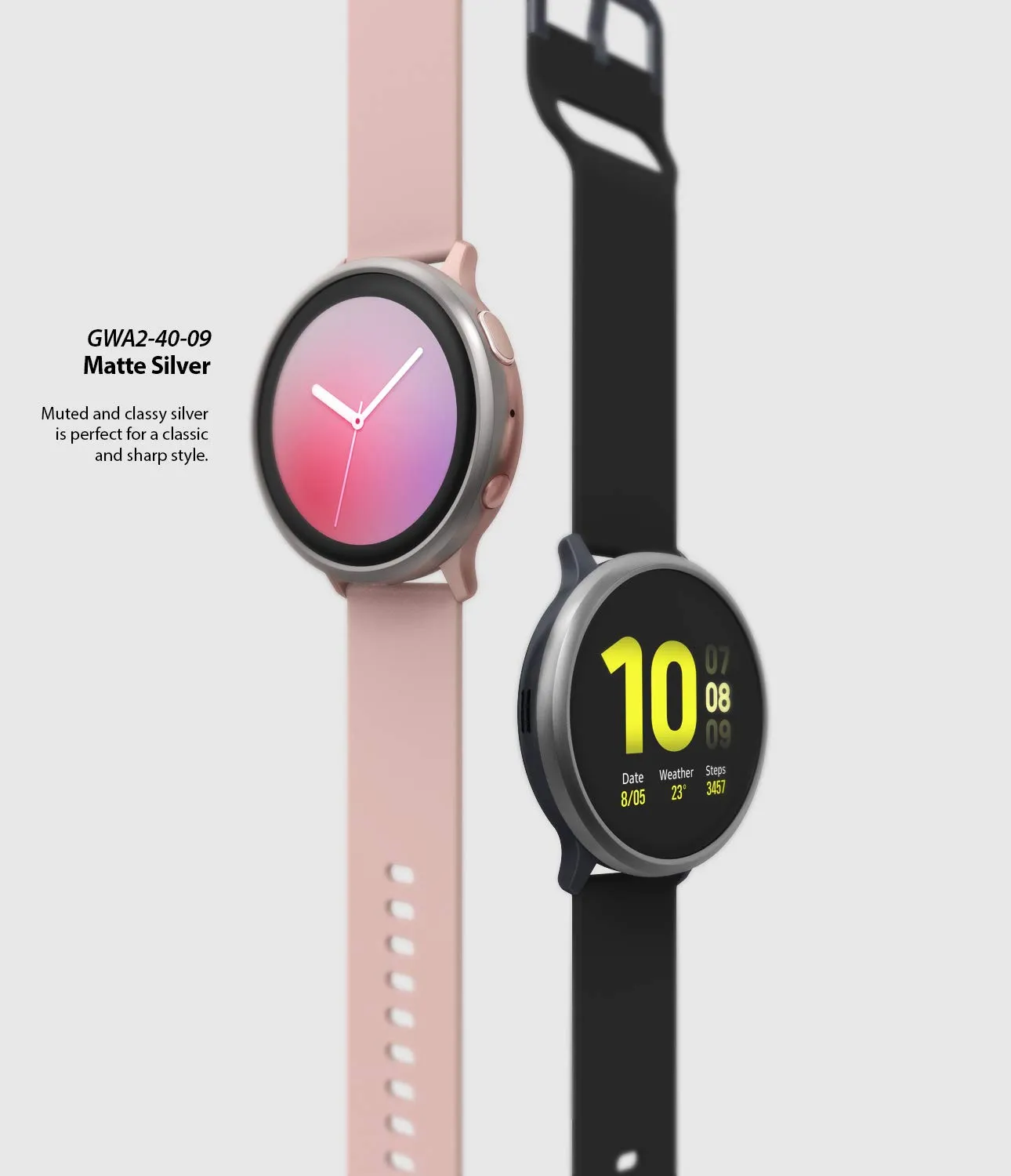 Bezel Styling Cover for Galaxy Watch Active 2 40mm (2019)  [Stainless Steel]