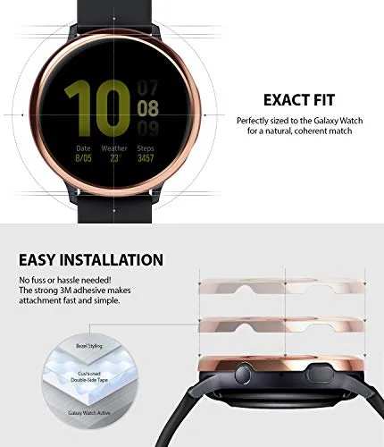 Bezel Styling Cover for Galaxy Watch Active 2 44mm (2019) - GW-A2-44-02 [Stainless Steel]