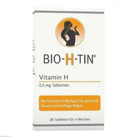 BIO-H-TIN Vitamin H 2.5 mg for 4 weeks tablets