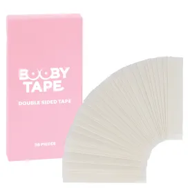 Booby Tape Double-Sided Transparent Fashion Tape for Body & Clothing, All Day Hold, 36 Strips (Pack of 1)