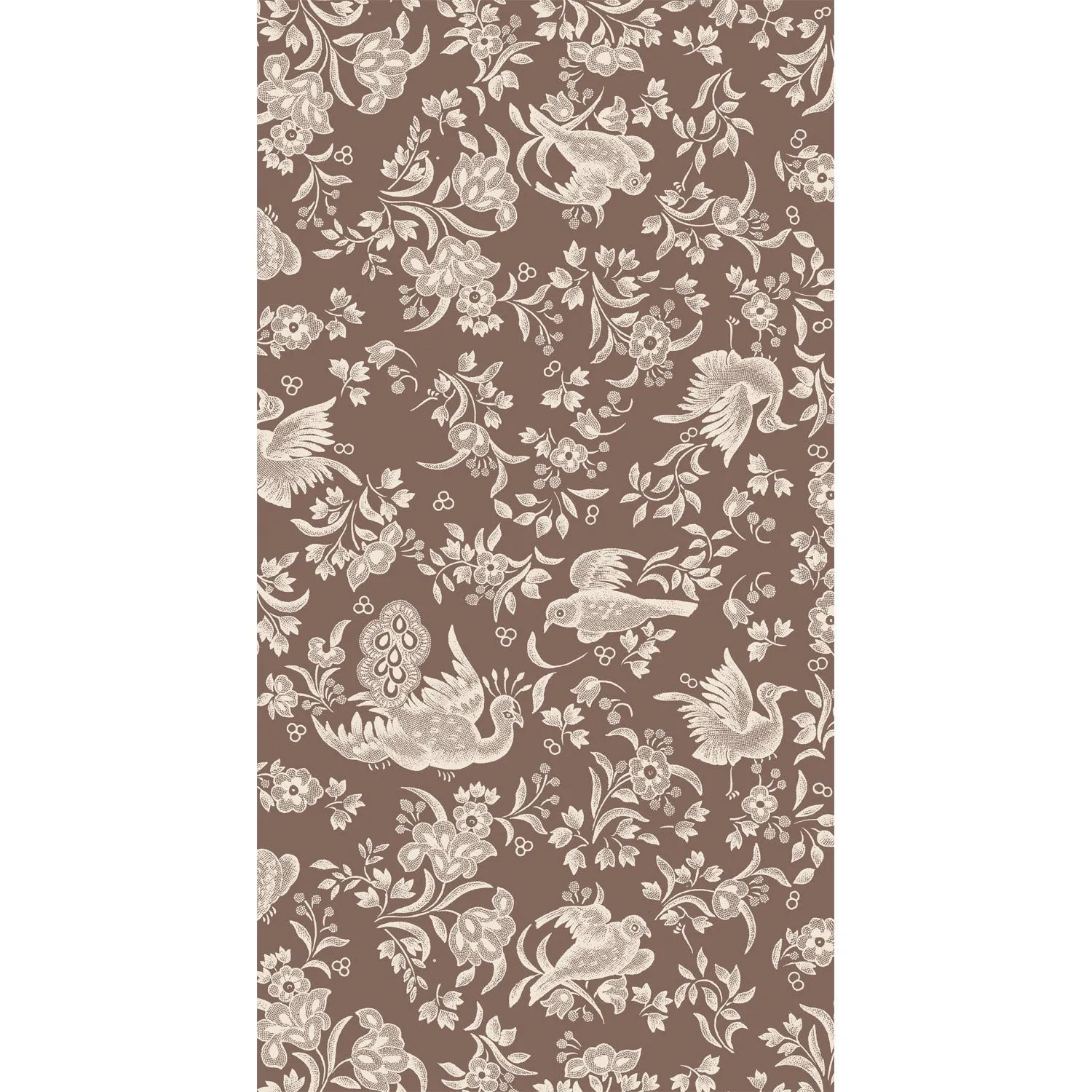 Brown Regal Peacock Napkins