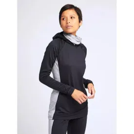 Burton Womens Midweight X Long Neck Hoodie-Black