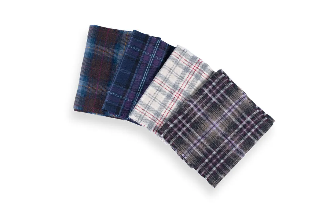 Contemporary Tartan Lambswool Scarf