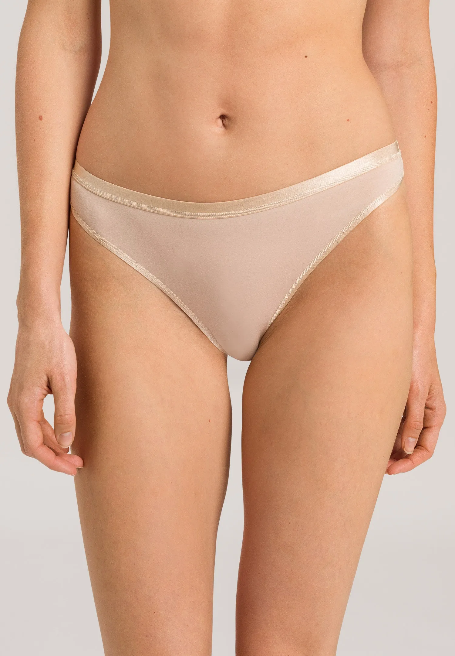 Cotton Sensation Cotton Thong | Beige 71402-274