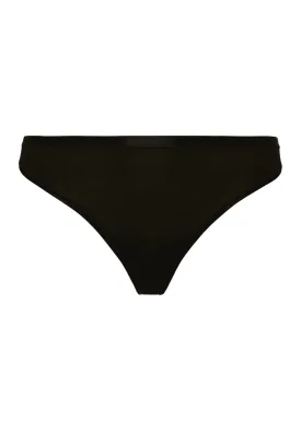 Cotton Sensation Cotton Thong | Black 71402-019