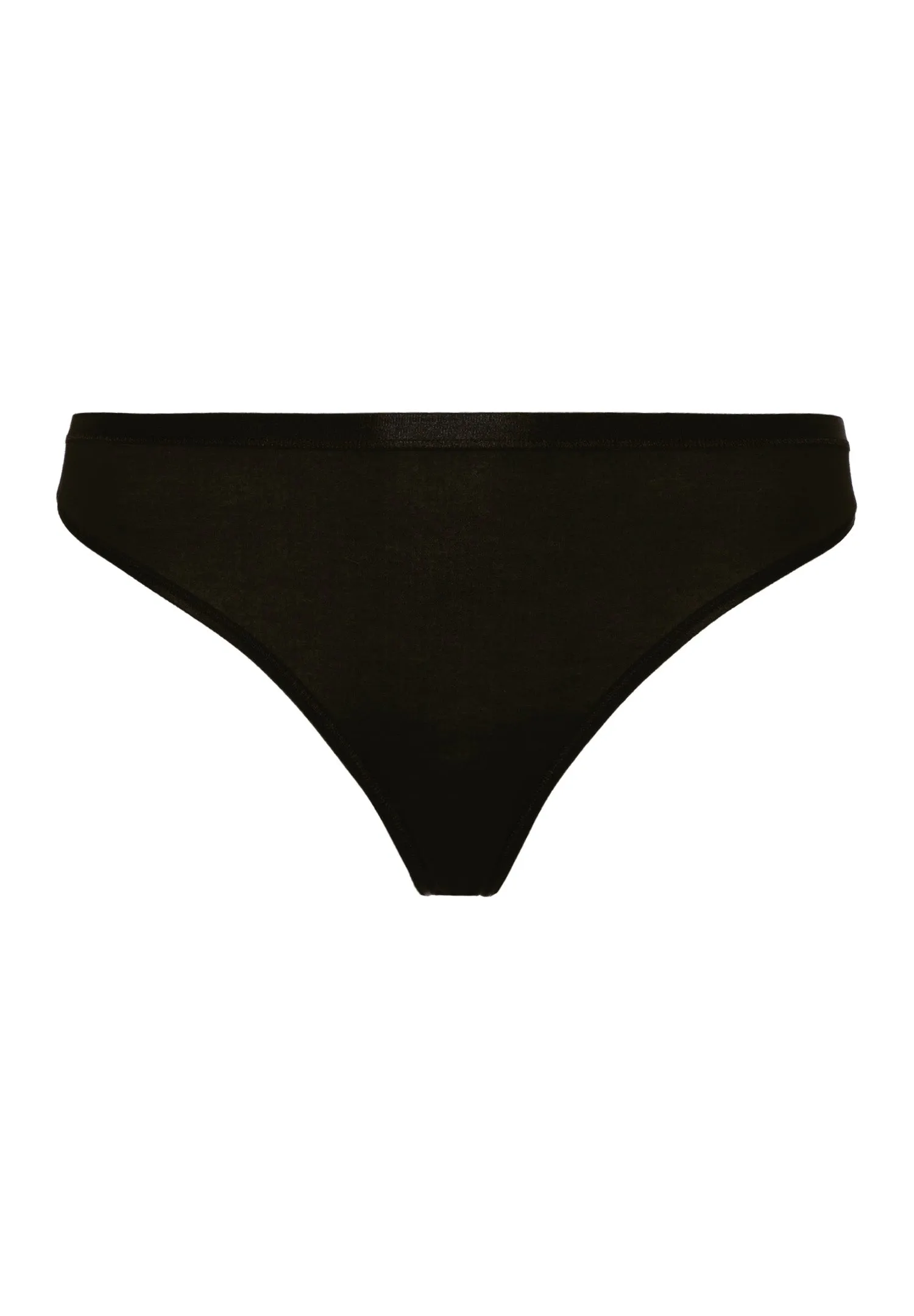 Cotton Sensation Cotton Thong | Black 71402-019