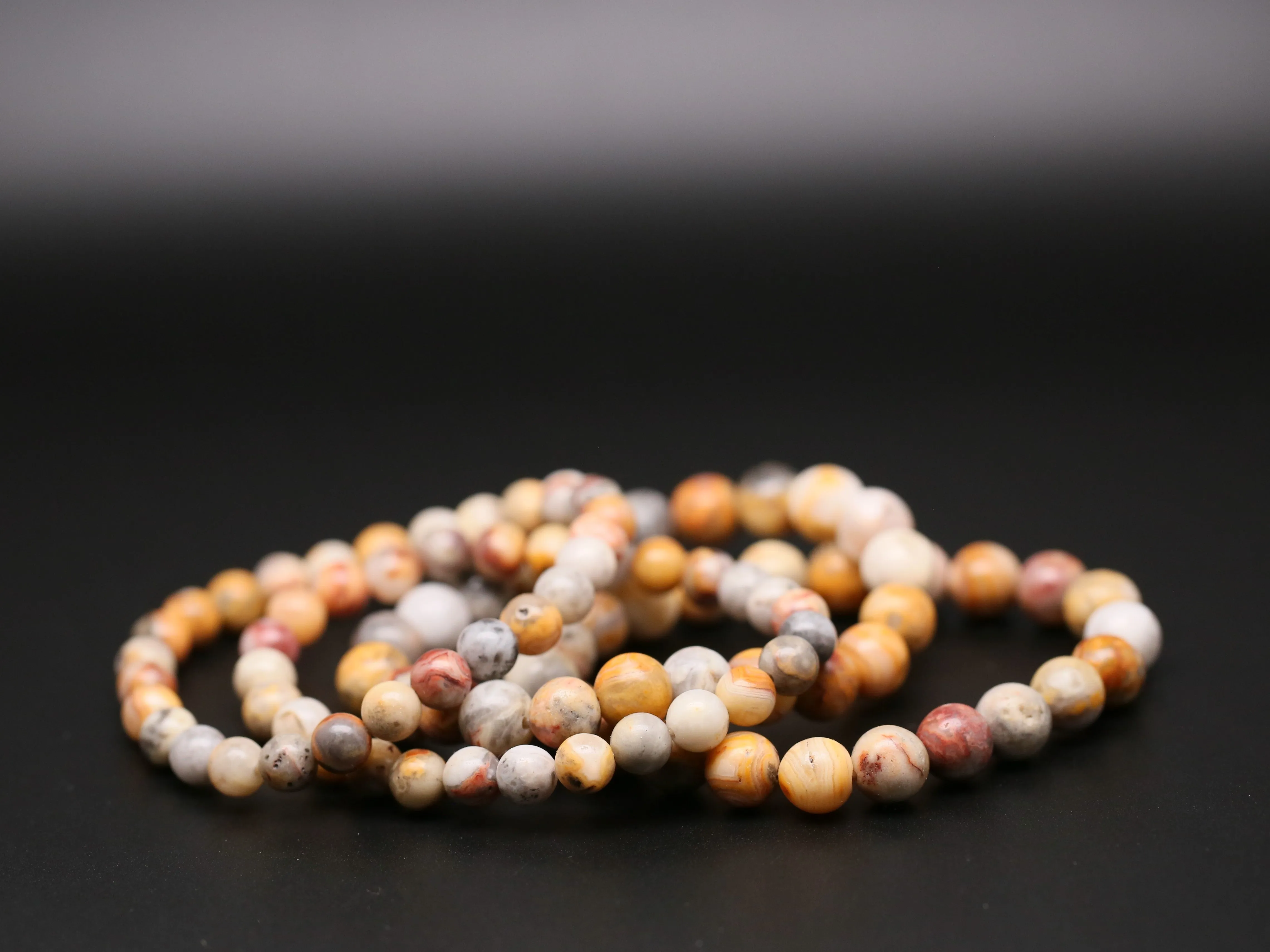 Crazy lace agate bracelets