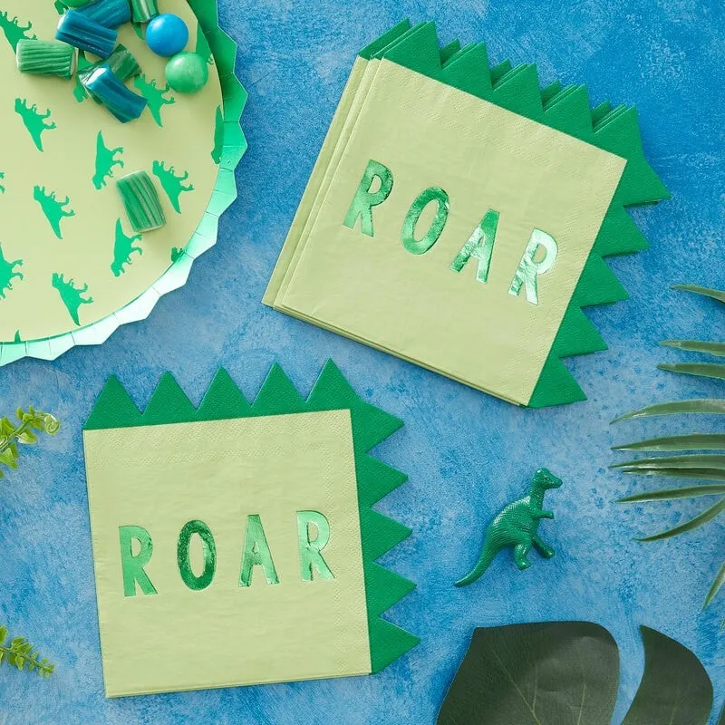 Dinosaur Paper Napkins - Roarsome