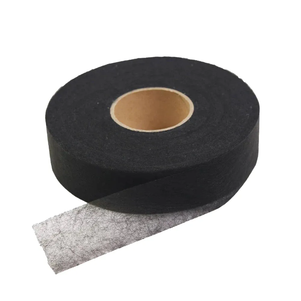 DIY 100m Iron-on Hemming Tapes Wonder Web Fusible Bonding Garment Accessories Black/White