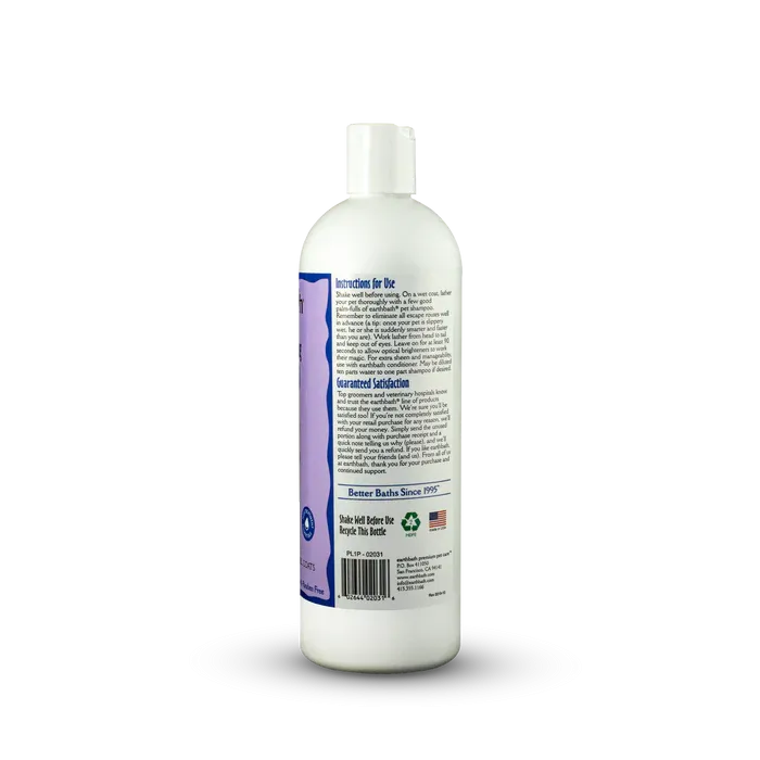 Dog Coat Brightening Shampoo Earthbath - Lavender 472ml