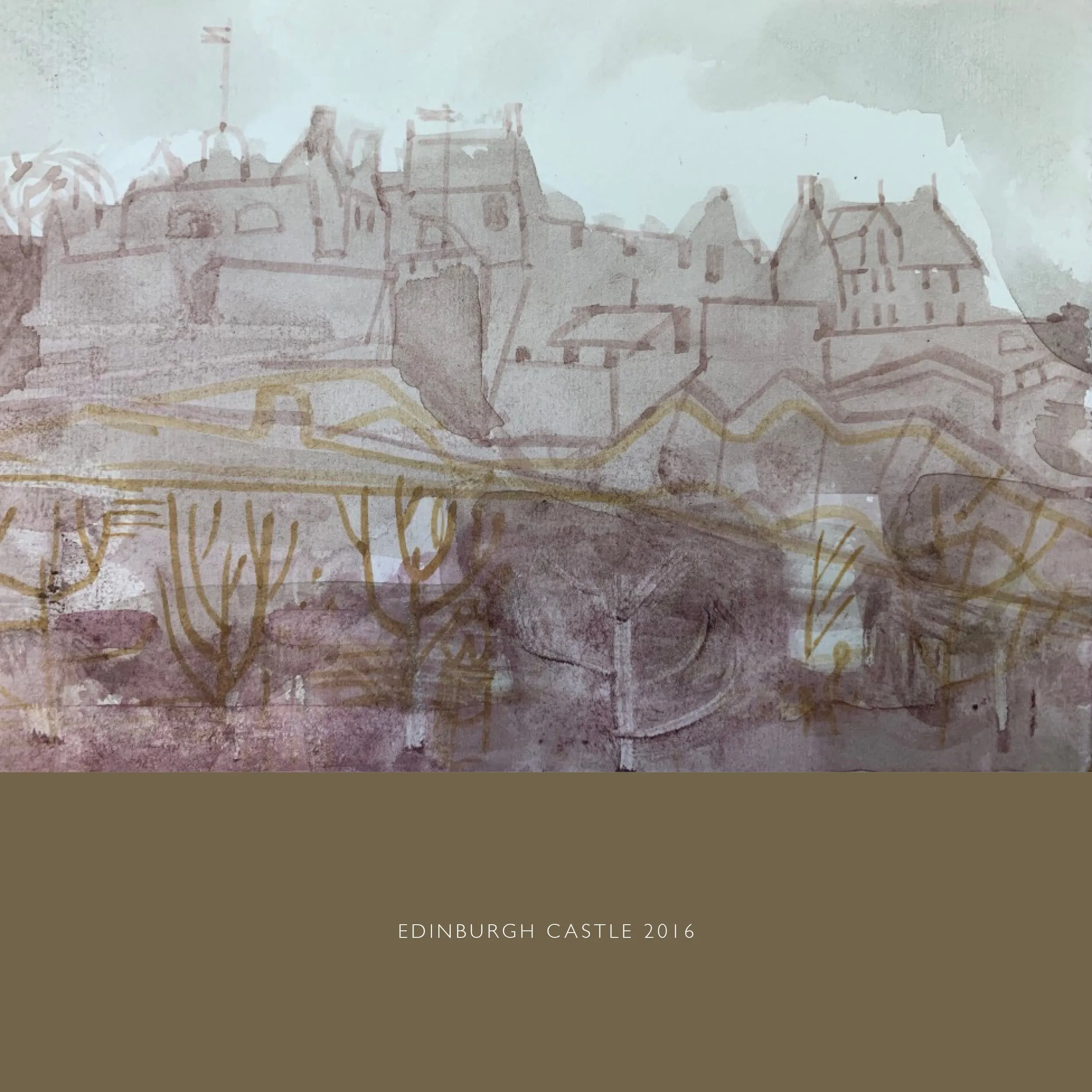 Edinburgh Castle Greetings Card