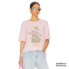 Enjoy Your Trip - Oversized Tee - Blush Pink