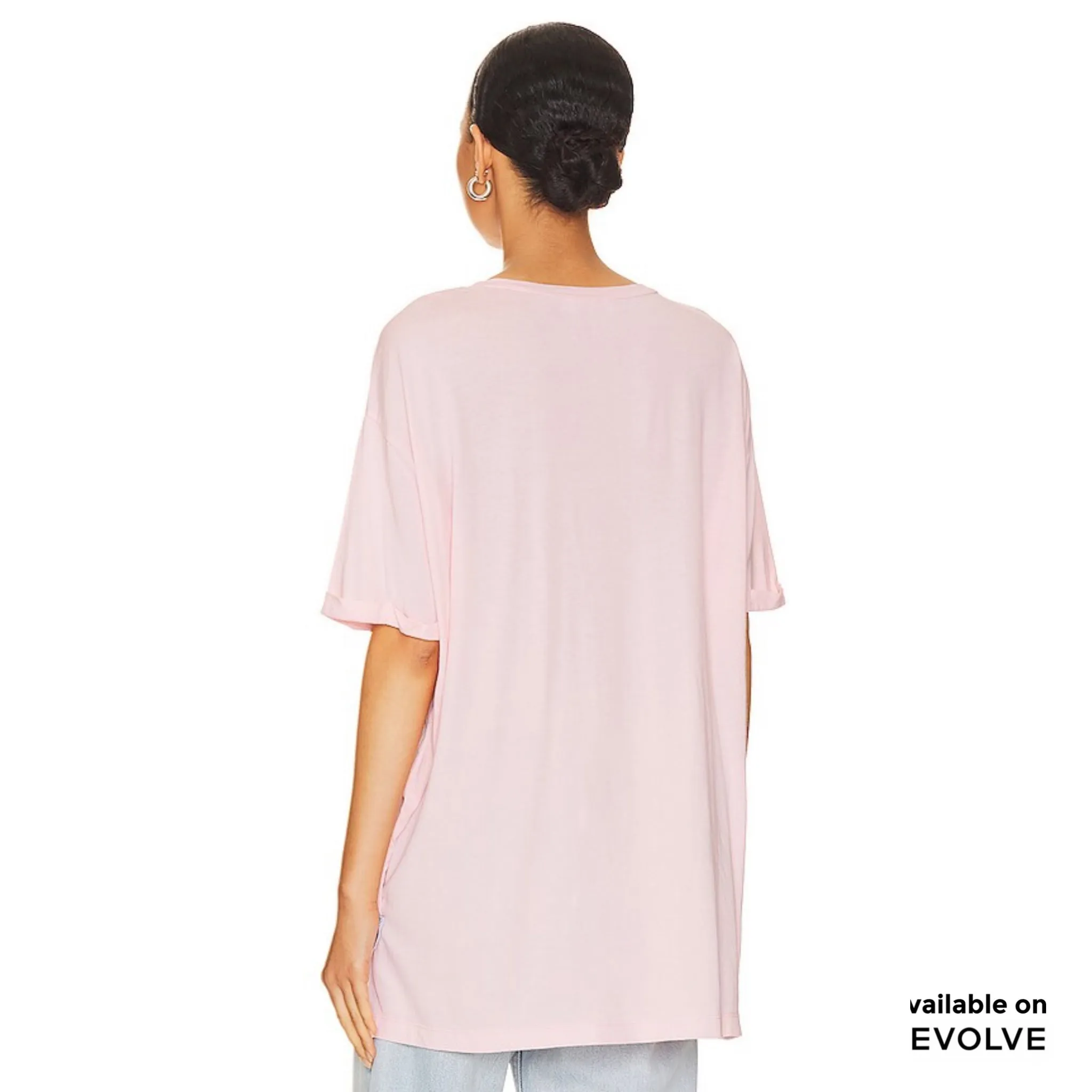 Enjoy Your Trip - Oversized Tee - Blush Pink