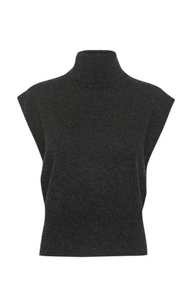 Gestuz Manzi Knit Vest Graphite