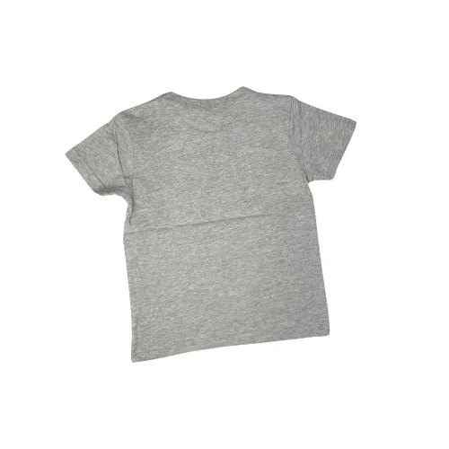 Gray Crown Cotton Short-Sleeve Tee