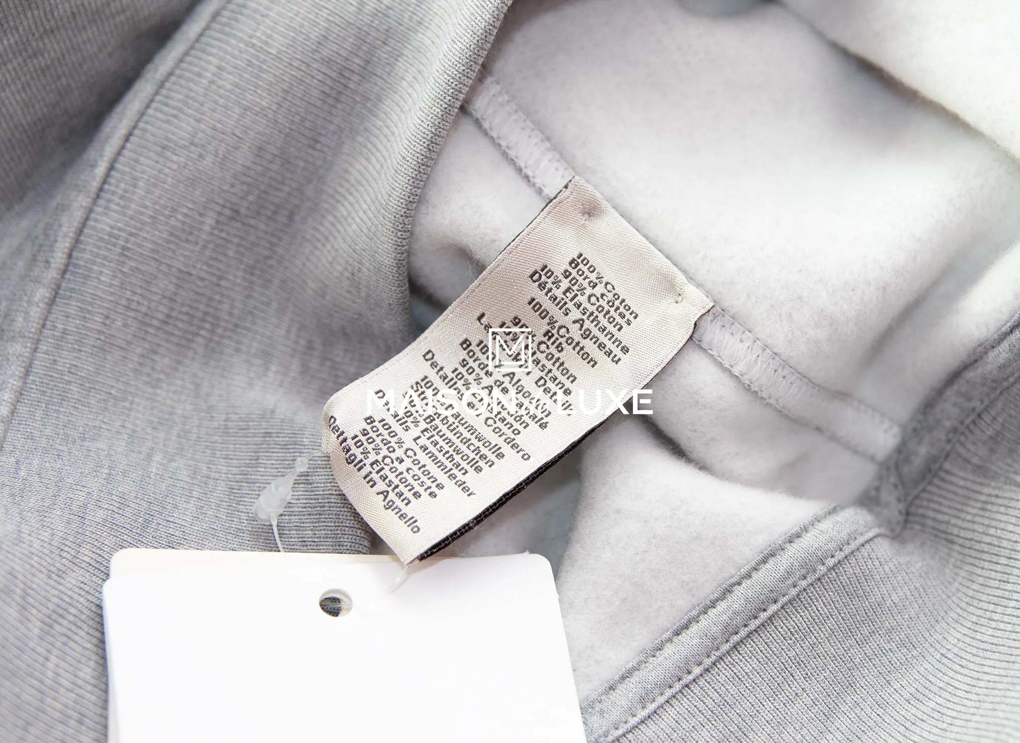 Hermes Gris Clair Super H Crewneck Sweater M