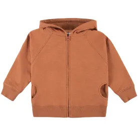 Infant & Toddler Boys Rust Orange Hoodie