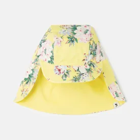 Joules Sonny Legionnaire Sun Hat, Yellow Floral