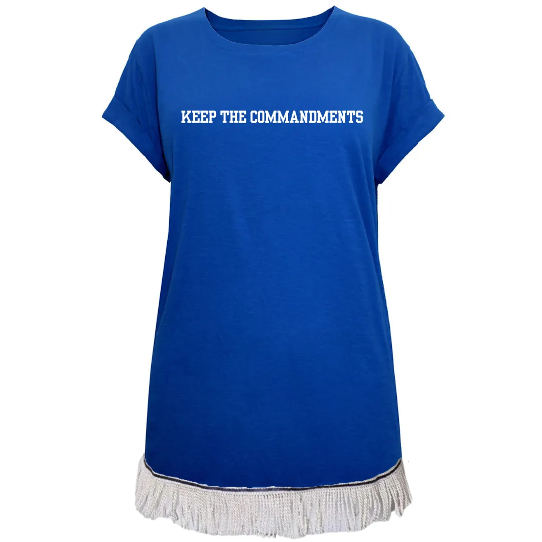 Keep the Commandments Turn Up Sleeve T-Shirt