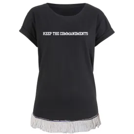 Keep the Commandments Turn Up Sleeve T-Shirt