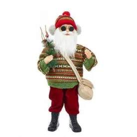 Kurt Adler - Cool Yule Santa Claus 18-Inch Statue