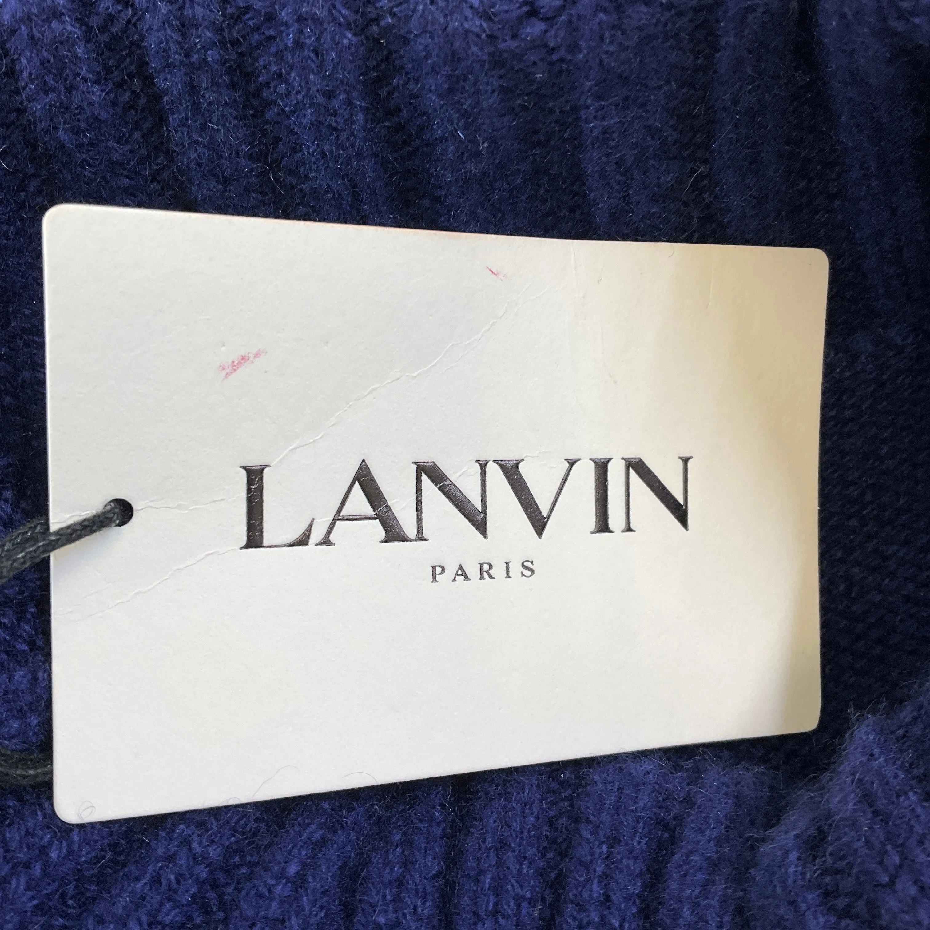 Lanvin Majorelle Blue High Neck Jumper