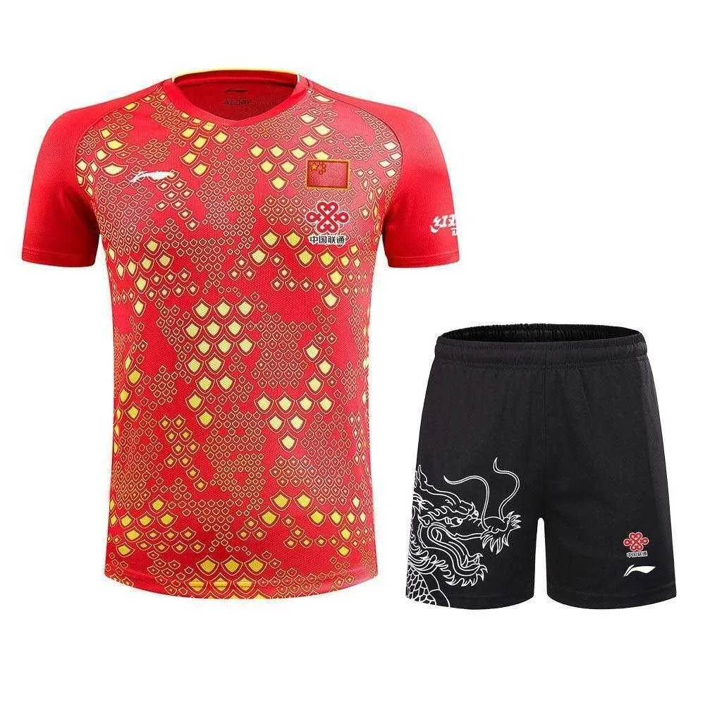 Li Ning 2018 Ma Long Chinese National Team Mens Kit