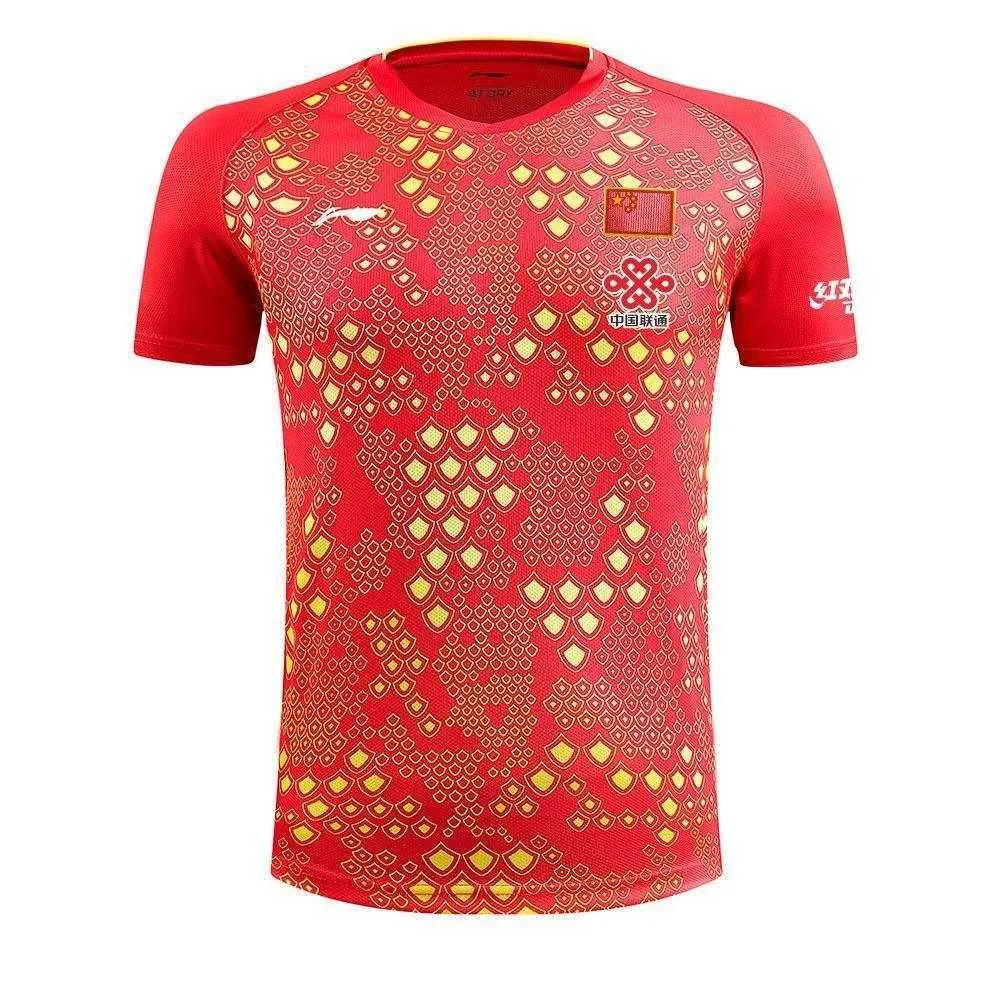 Li Ning 2018 Ma Long Chinese National Team Mens Shirt