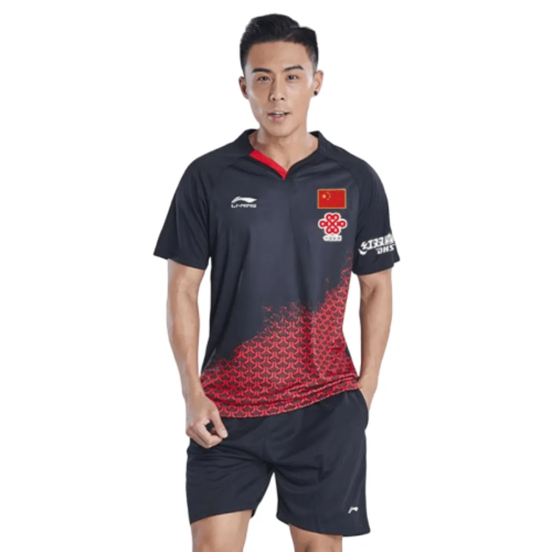 Li Ning 2019/20 World Table Tennis Championships Chinese National Team Mens Shirt/Kit