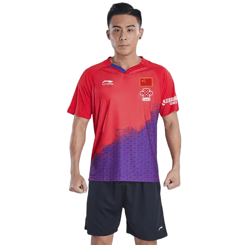 Li Ning 2019/20 World Table Tennis Championships Chinese National Team Mens Shirt/Kit