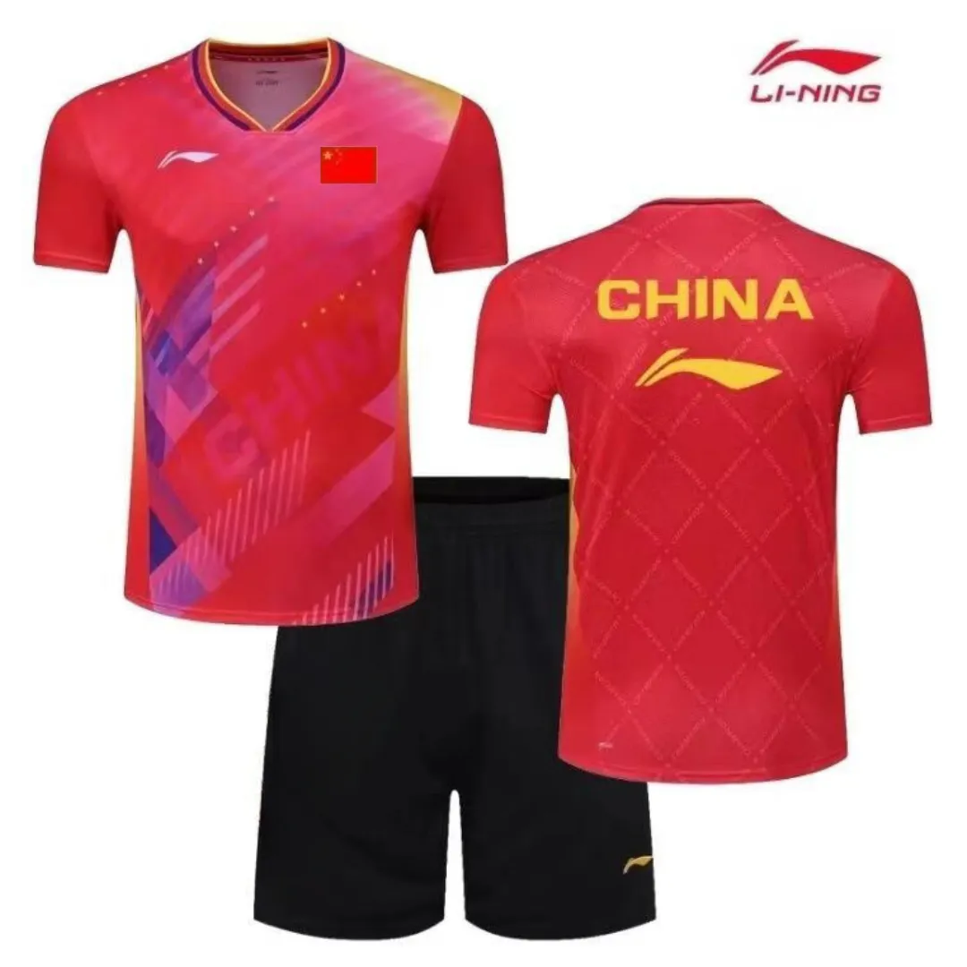 Li Ning 2024 Chinese National Team World Championship Table Tennis Shirt