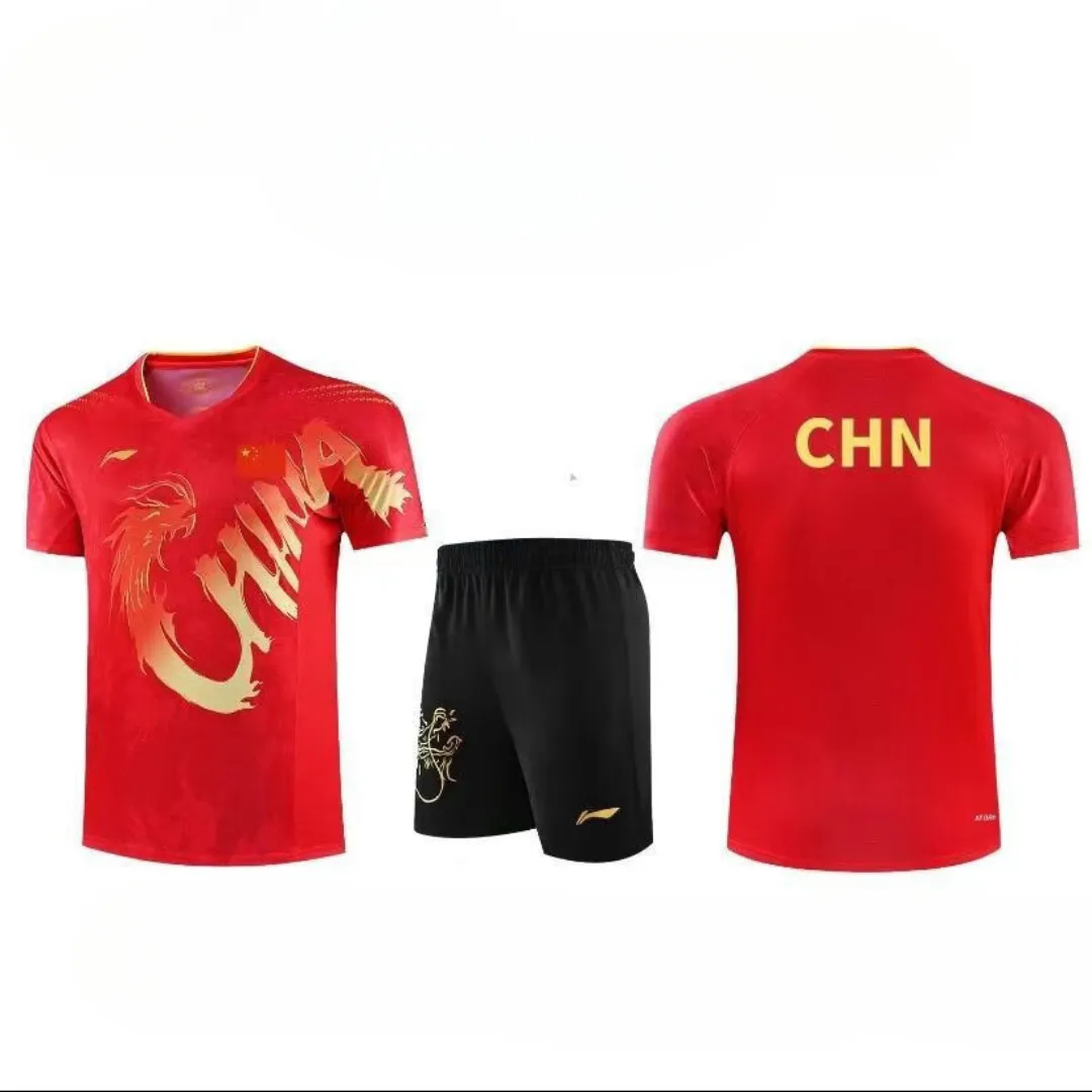 Li Ning 2024 Paris Olympics Chinese National Table Tennis Team Shirt/Kit