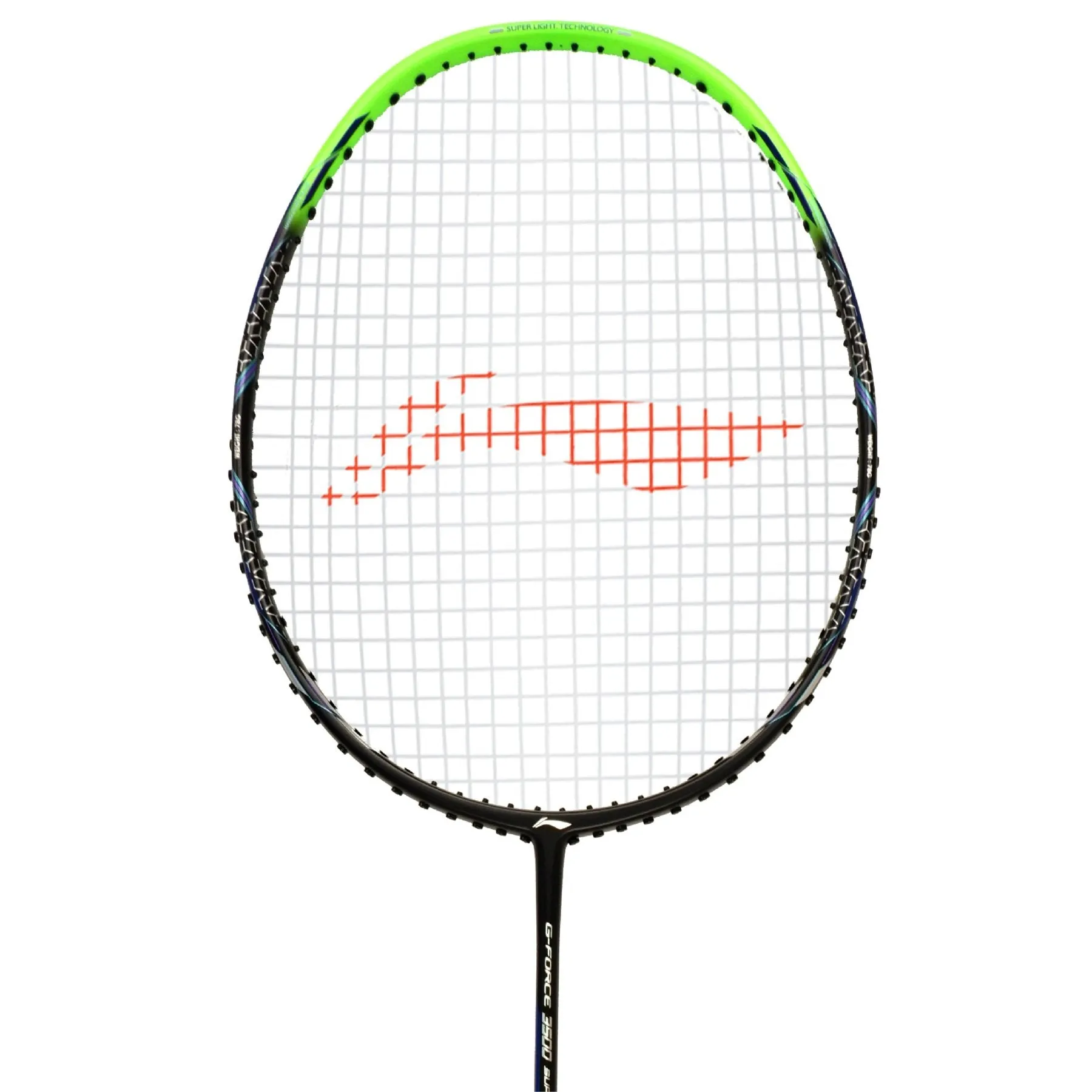 Li-Ning G-Force 3500 Superlite Strung Badminton Racquet (Black/Green)