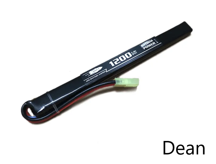 Li-Po 7.4V GEN2 Batteri - 1200mAh 25C - AK Single Stick Dean