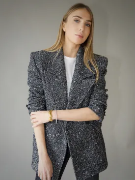 Linda Wool Tweed Blazer