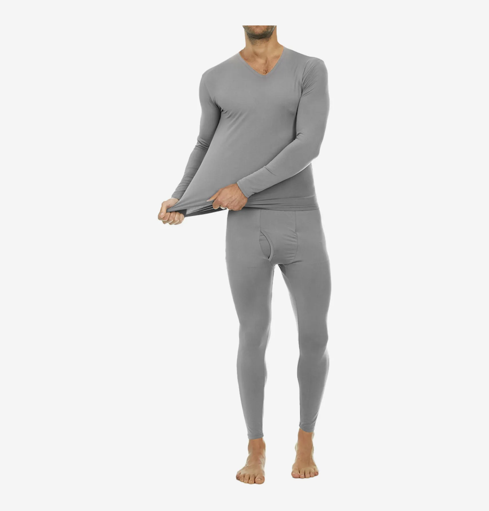 Men's V-Neck Thermal Set