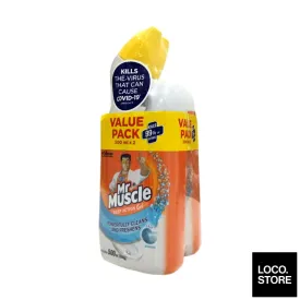 Mr Muscle Multipurpose Toilet & Bathroom Cleaner Marine (Twin Pack) 500ml x 2