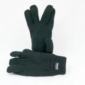 Premium Acrylic & Thinsulate™ Fingered Gloves. New. Black.