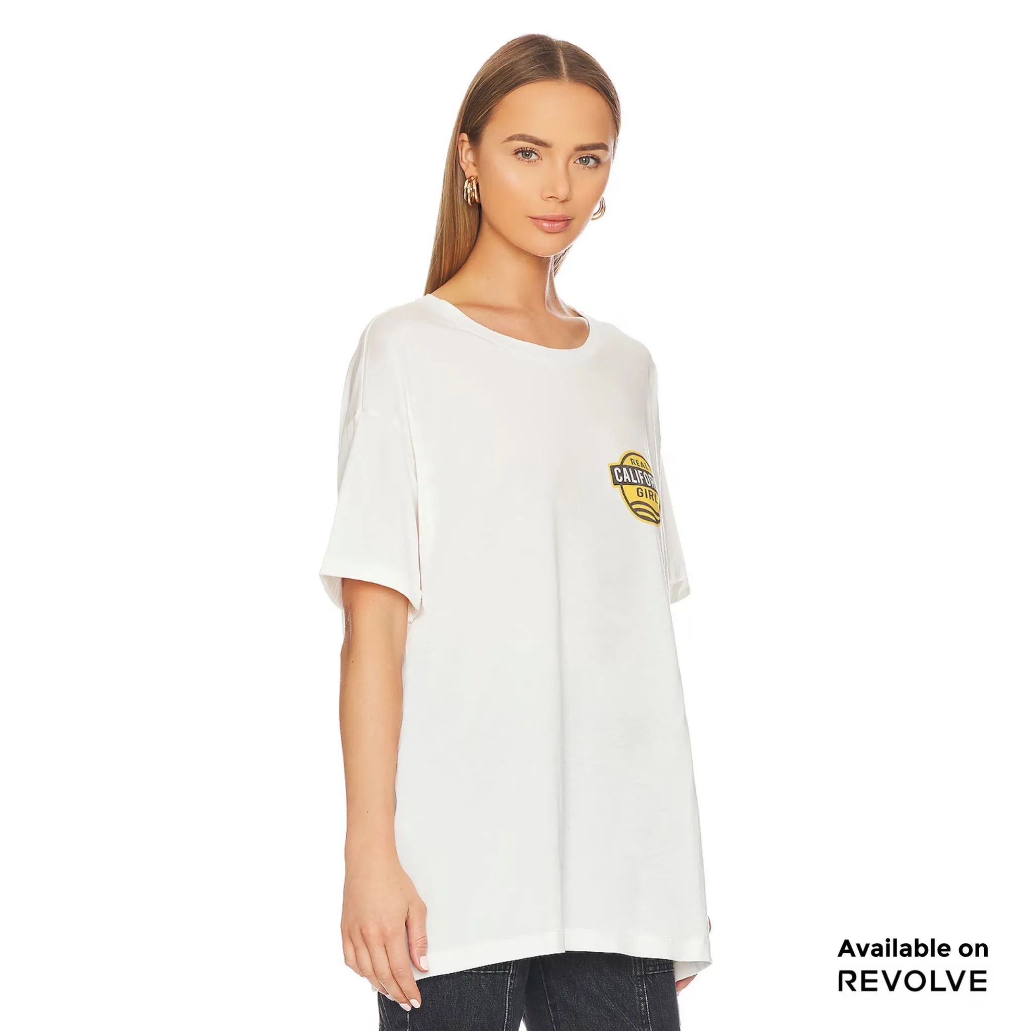 Real Ca Girl - Oversized Tee - White