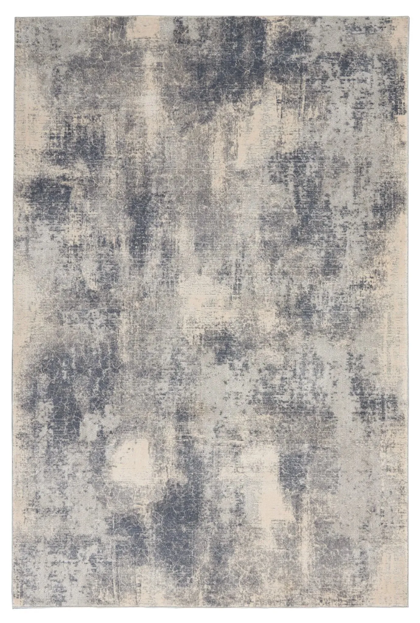 Rustic Textures RUS02 Blue/Ivory Rug