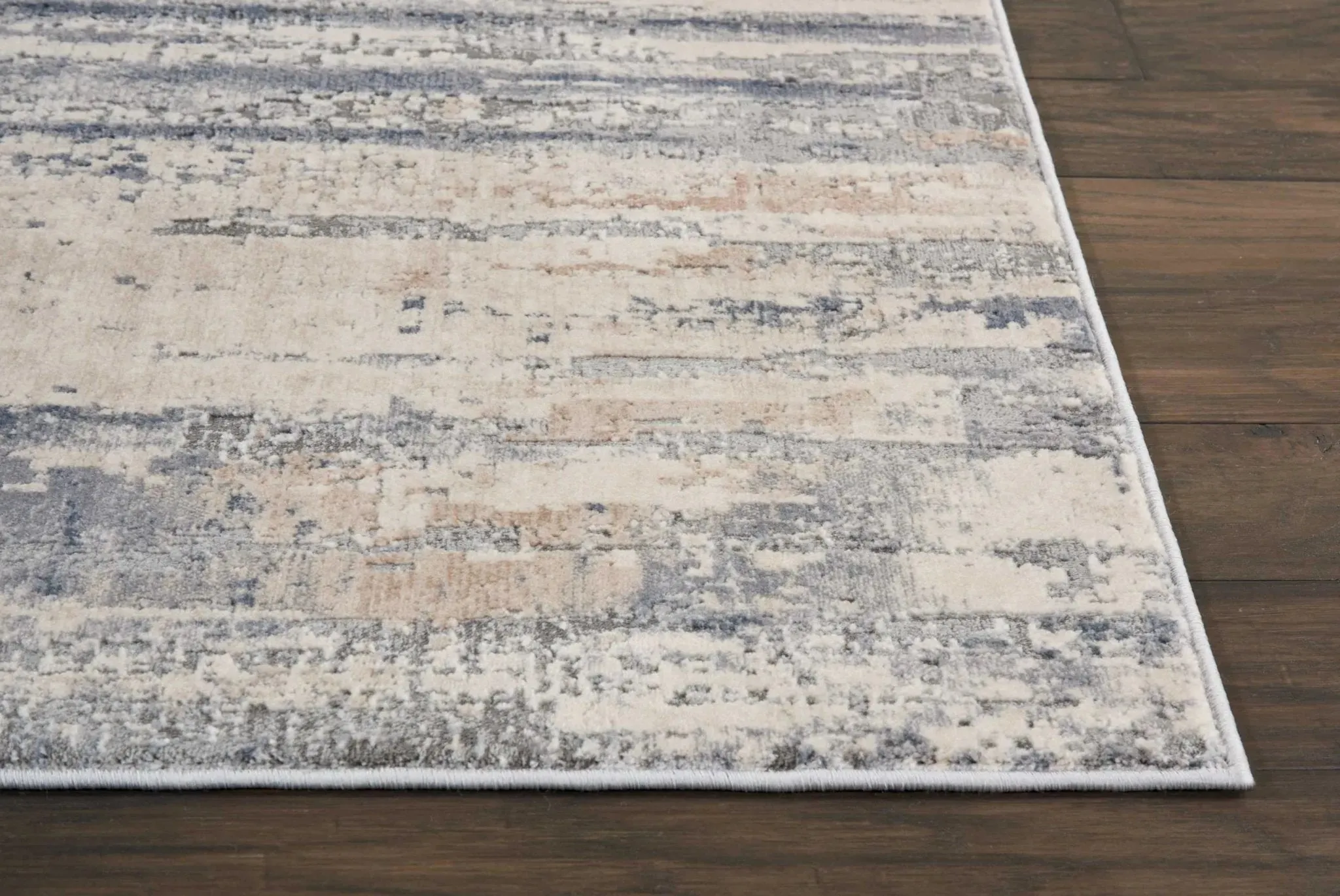 Rustic Textures RUS04 Beige/Grey Rug